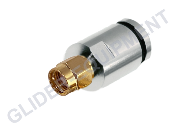 RP-SMA male clamp coax connector AC7, Aeroflex 50-7 [CX-7008]